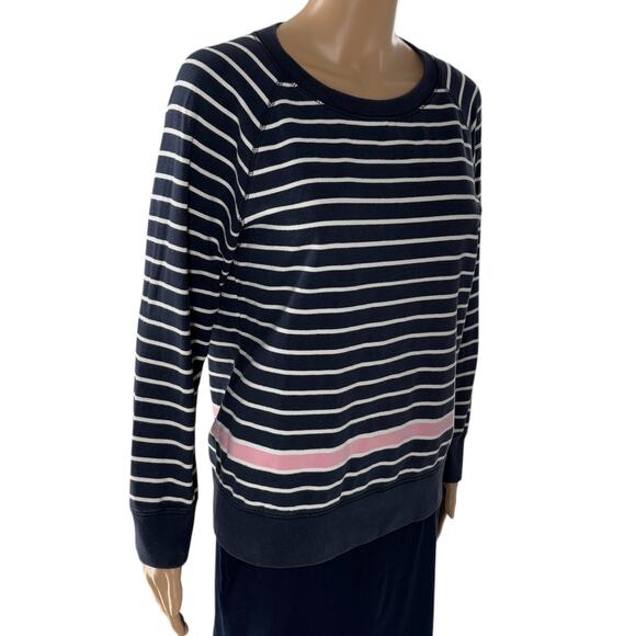 Jack Wills Blue Cotton Striped Pullover Sweater - Picture 4 of 9